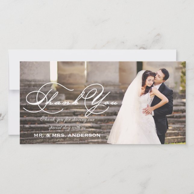 Script Wedding Thank You (Front)
