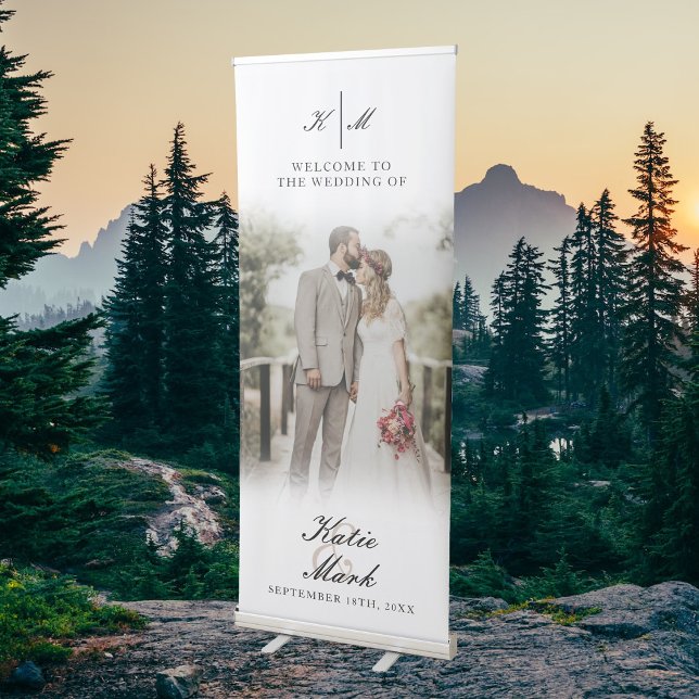 Script Welcome To Our Wedding Photo Sign  (Script Welcome To Our Wedding Photo Sign)