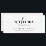 Script Welcome Wedding Table Seating Header Card<br><div class="desc">Modern and elegant design printed Gold & White Calligraphy Script Welcome Wedding Table Seating Header Card that can be customised with your text and add each table number card to your cart, one by one. Please click the "Customise it" button and use our design tool to modify this template. Check...</div>