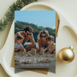 Script What Really Matters Beach Photo Christmas Holiday Card<br><div class="desc">Capture the essence of the season with a card that emphasises “What Really Matters.” This heartfelt design features serene beach photos, perfect for couples or family memories by the ocean. With elegant script and calligraphy, it beautifully combines a modern seaside feel with meaningful holiday greetings. Ideal for sharing warm, coastal-inspired...</div>