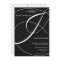 Script white black all in one calligraphy wedding