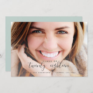 SCRIPT YEAR GRADUATION CARD