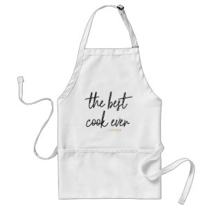 Scripted Best Cook Ever Apron