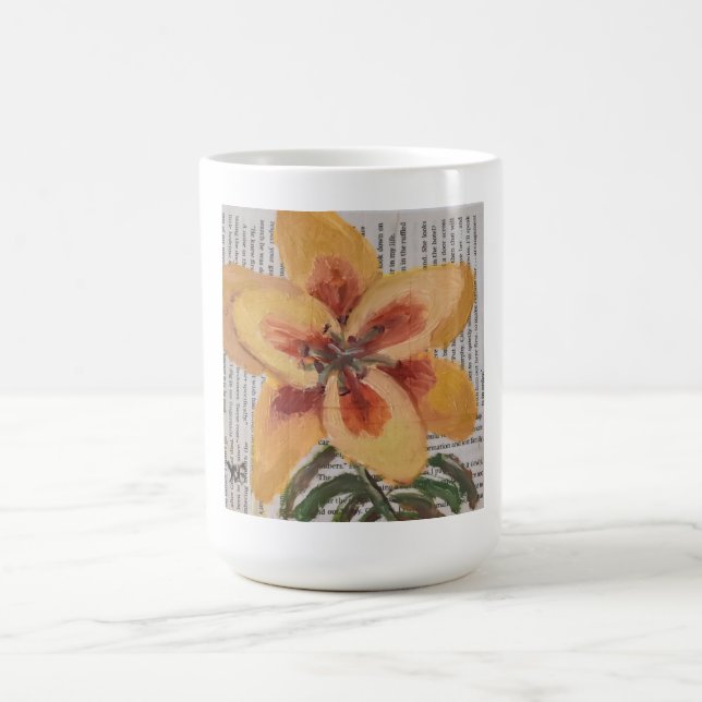 Scripted Lily Coffee Mug (Center)