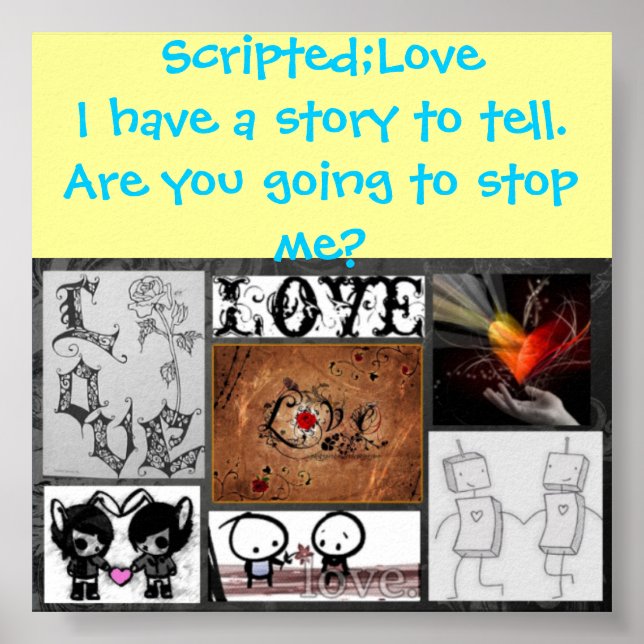 Scripted;Love Poster (Front)