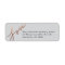 Scripted Love Rose Gold Foil | Return address