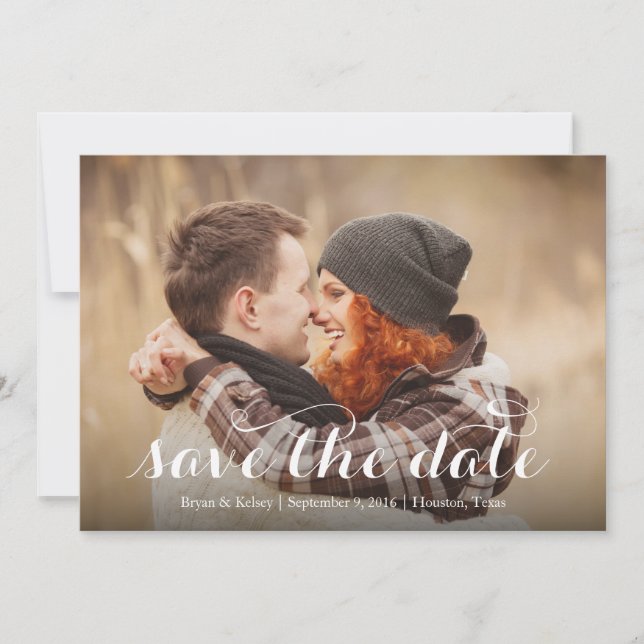 Scripted Save the Date (Front)