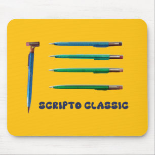 Scripto Classic Mechanical Pencils Mouse Mat