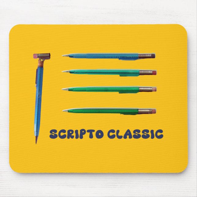 Scripto Classic Mechanical Pencils Mouse Mat (Front)
