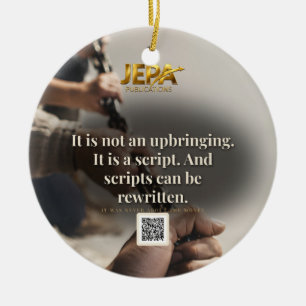 Scripts Can Be Rewritten Book Quote Ceramic Tree Decoration