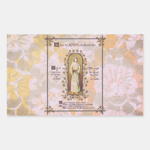 Scripture And Nun Rectangular Sticker