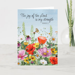 Scripture Art Bible Verse encouraging card
