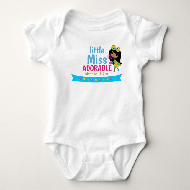 Scripture Baby Jersey Bodysuit (Front)