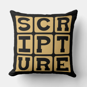 Scripture, Biblical Study Cushion