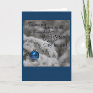 Scripture Christmas Card