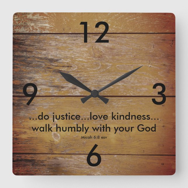 Scripture clock (Front)