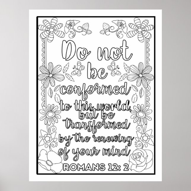Scripture Colour Me Pretty  Poster (Front)