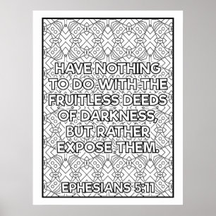 Scripture Colour Me Pretty  Poster