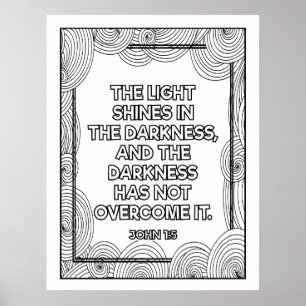 Scripture Colour Me Pretty  Poster