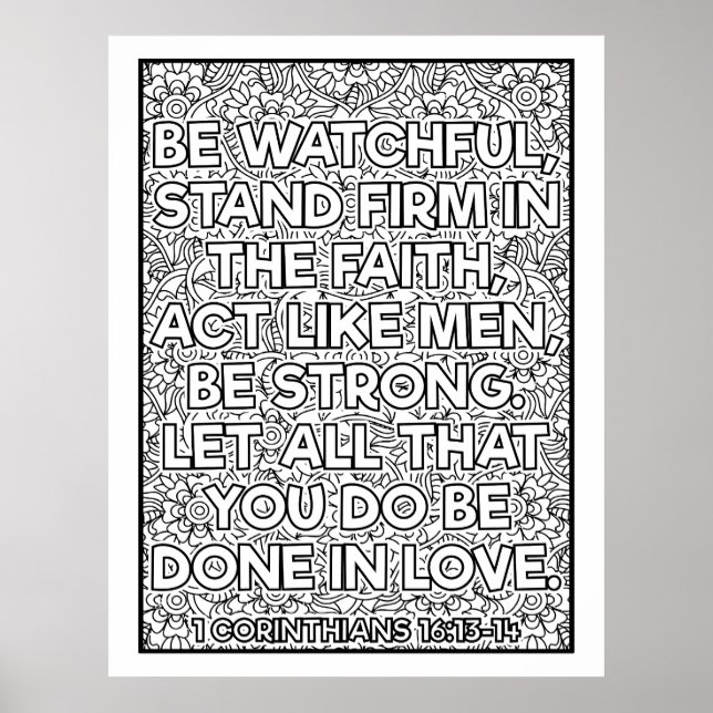 Scripture Colour Me Pretty  Poster (Front)