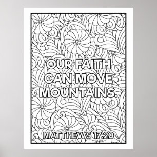 Scripture Colour Me Pretty  Poster