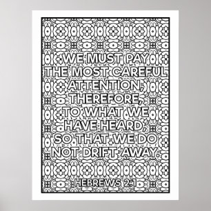Scripture Colour Me Pretty  Poster