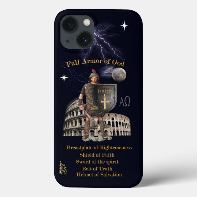 Scripture Full Armour of GOD Case-Mate iPhone Case (Back)