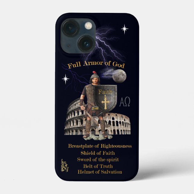 Scripture Full Armour of GOD Case-Mate iPhone Case (Back)