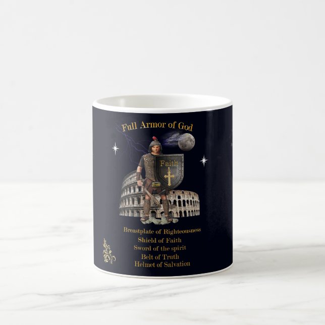 Scripture Full Armour of GOD Coffee Mug (Center)