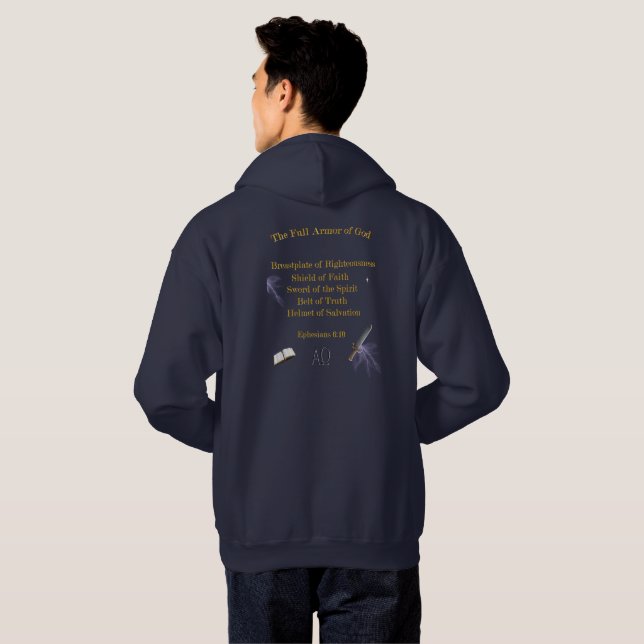 Scripture Full Armour of GOD Hoodie (Back Full)