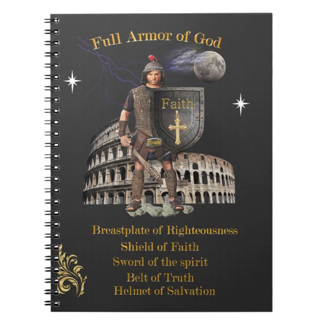 Scripture Full Armour of GOD Notebook (Front)