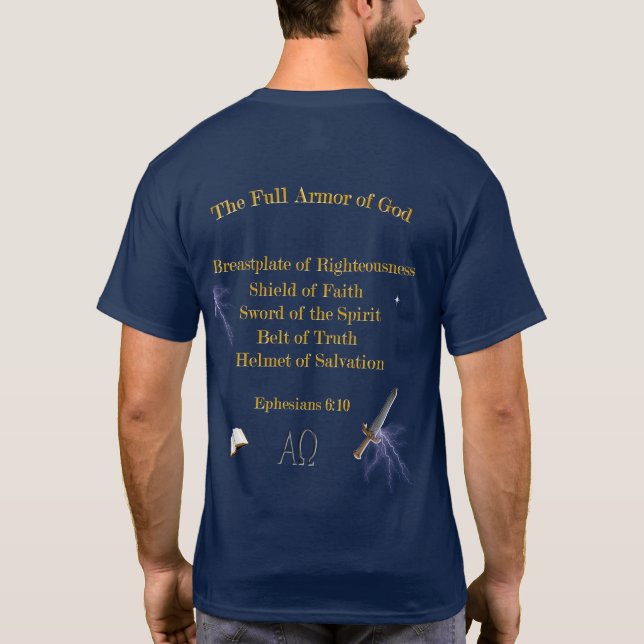 Scripture Full Armour of GOD T-Shirt (Back)