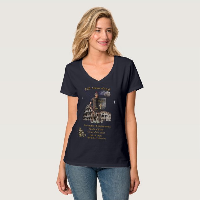 Scripture Full Armour of GOD T-Shirt (Front Full)