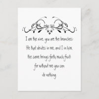 Scripture, John 5:15 I am the Vine