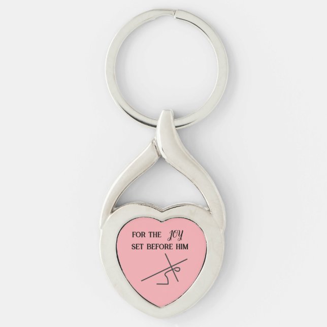 Scripture l Christ l Cross l  Key Ring (Front)