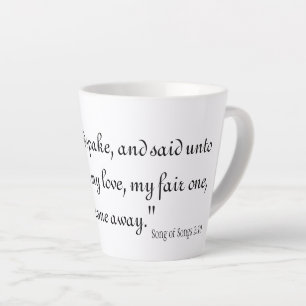 Scripture Latte Mug