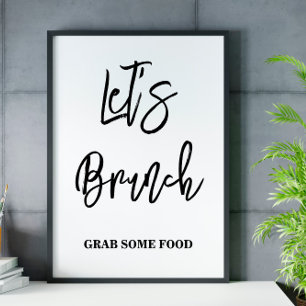Scripture Let's brunch Bridal Shower Sign