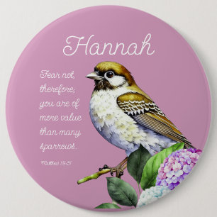 Scripture Matthew 10:31 6 Cm Round Badge