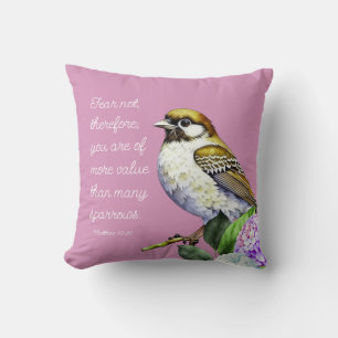 Scripture Matthew 10:31 Cushion