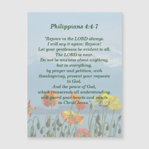 Scripture Meditation Magnet