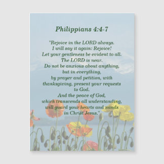 Scripture Meditation Magnet