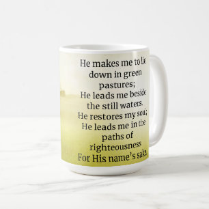 Scripture Mug Psalm 22:2-3