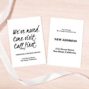 Scripture New Home Address Moving Announcement