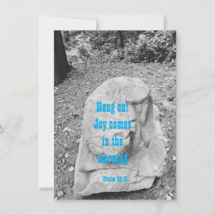 Scripture of Encouragement Flat Greeting Card