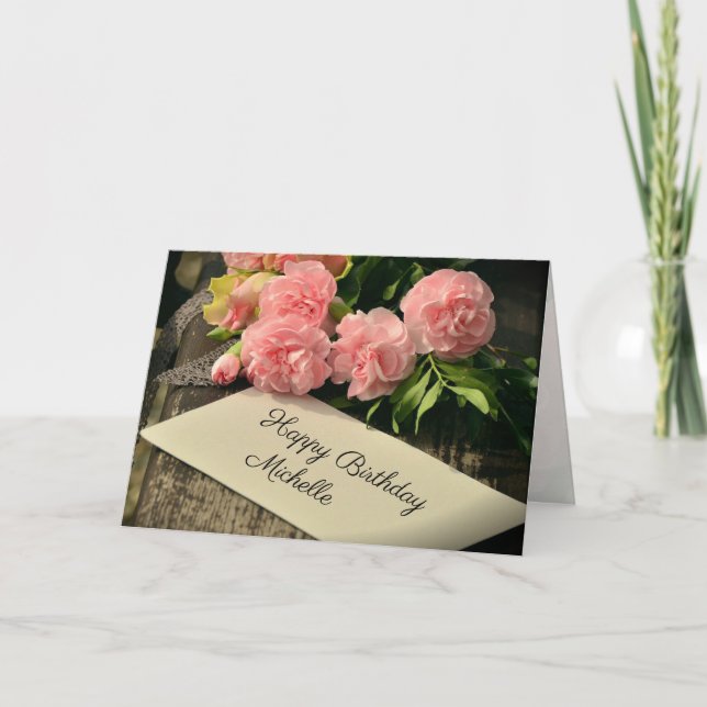 Scripture Personalised Birthday Blessings, Card (Front)