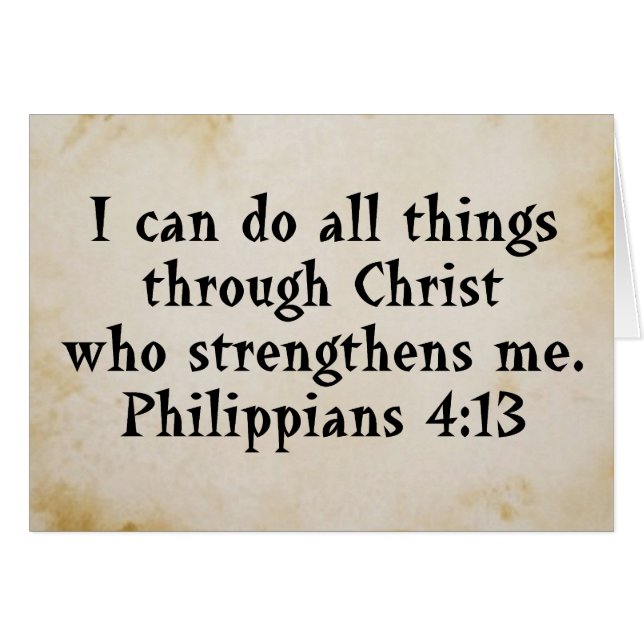 scripture Phil 4:13 (Front Horizontal)