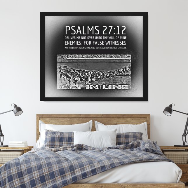 Scripture Pictures 04 Canvas Print (Insitu(Bedroom))