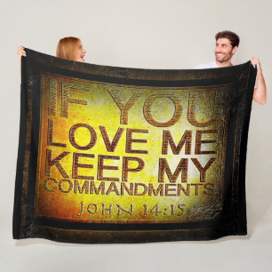 Scripture Pictures 17 Fleece Blanket