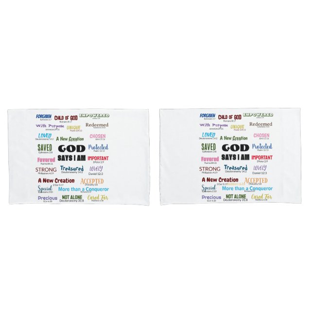 Scripture Pillowcase (Front-Set)