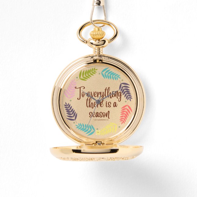 Scripture Pocket Watch  (Front)